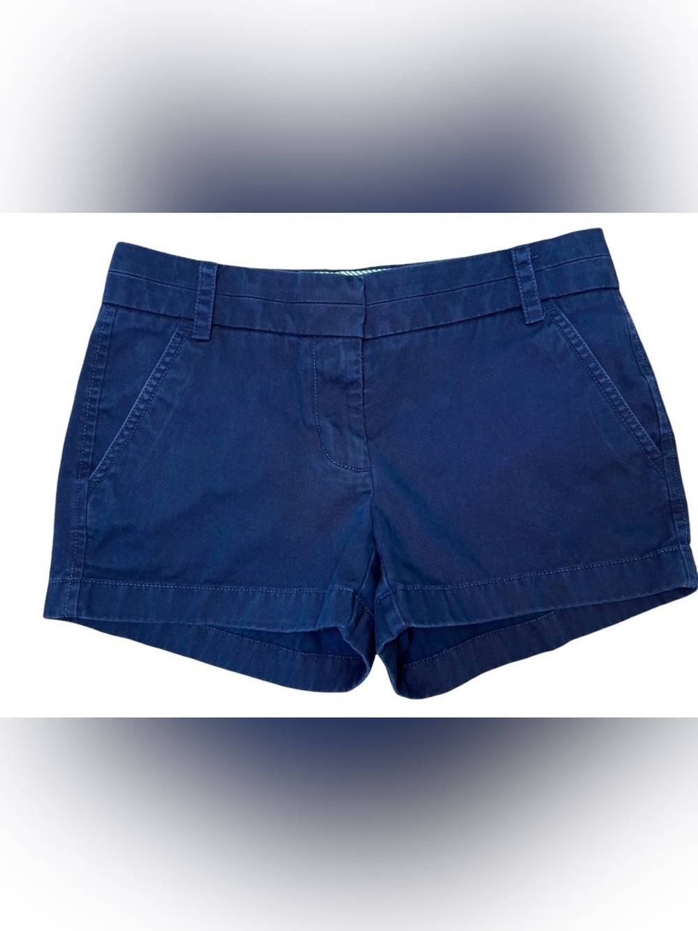 J. Crew Chino Shorts Navy Blue Size 2